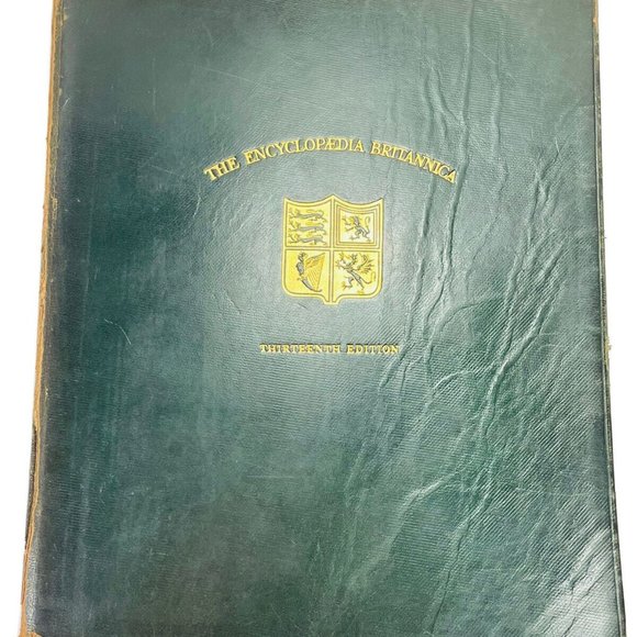 Encyclopedia Britannica 1926 Pacific - Zuyder Zee Leather Book 3 Only - Picture 1 of 12